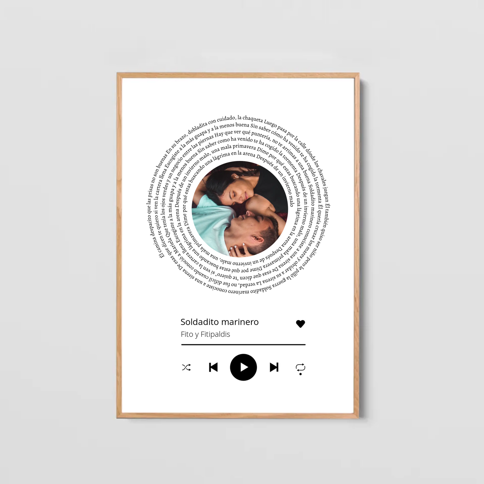 Cuadro Canción Pareja
