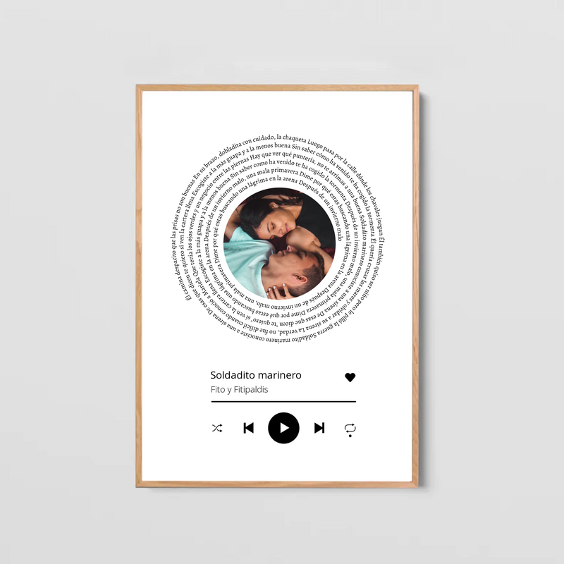 Cuadro Canción Pareja