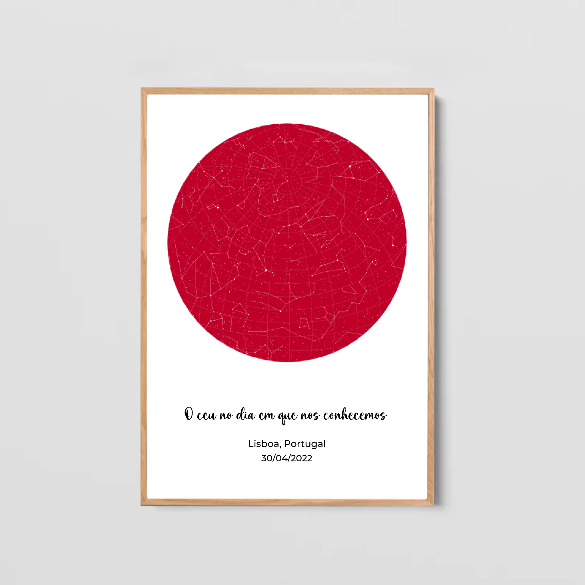Quadro Mapa Estelar