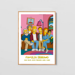 Cuadro Estilo Simpsons con Foto personalizada