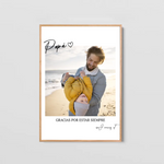Cuadro Papá con Foto Personalizado