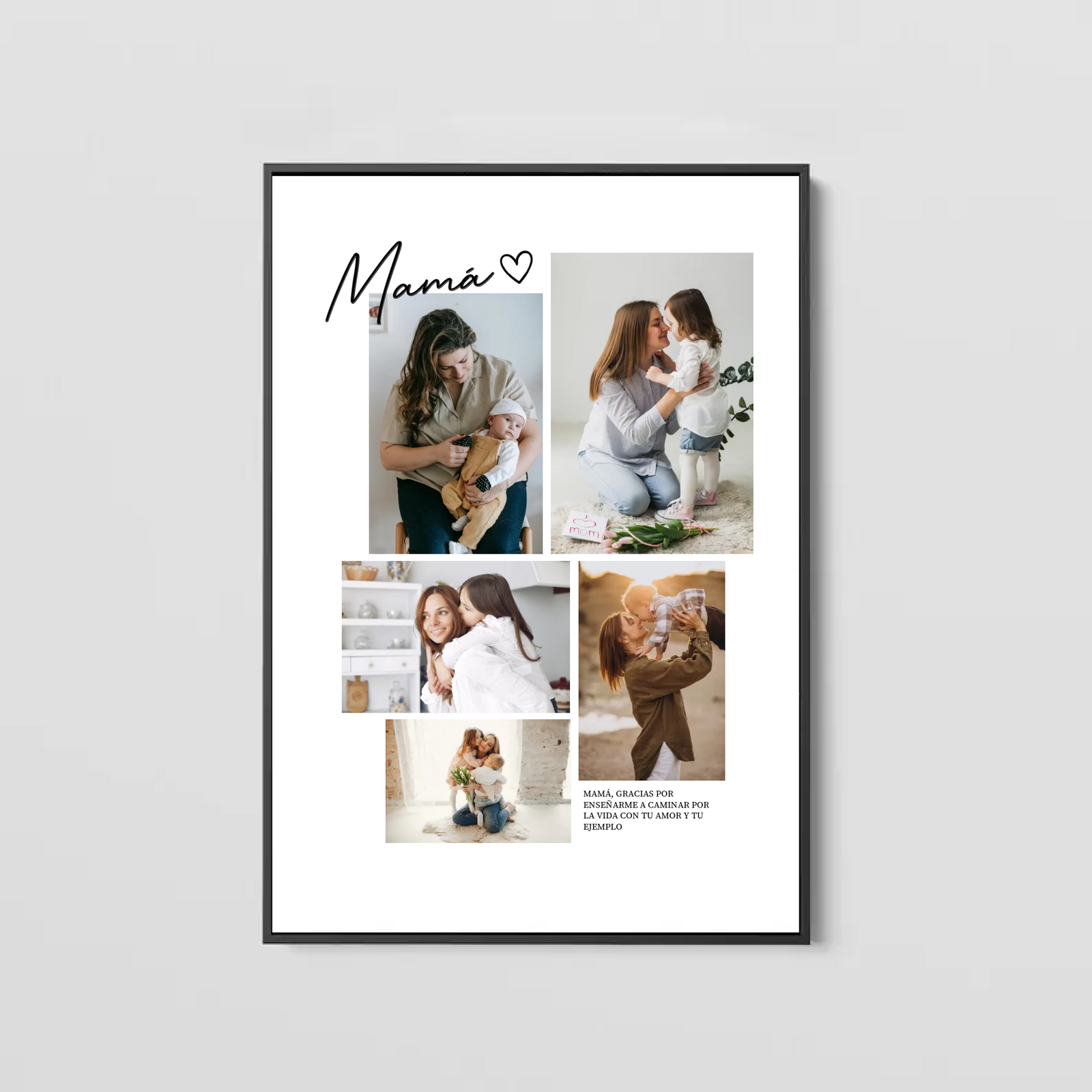Cuadro Mamá Collage Personalizado