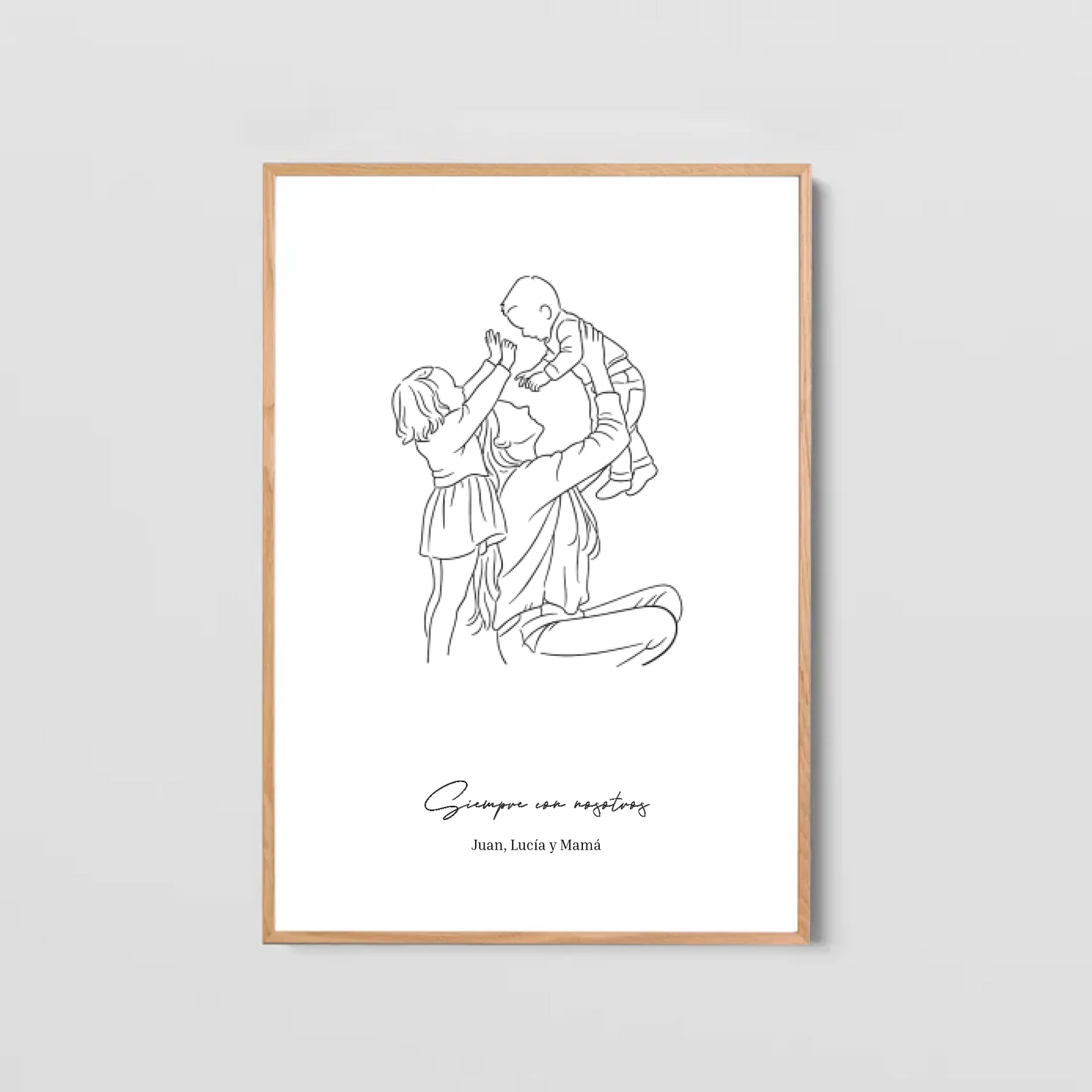 Cuadro Mamá Arte Lineal