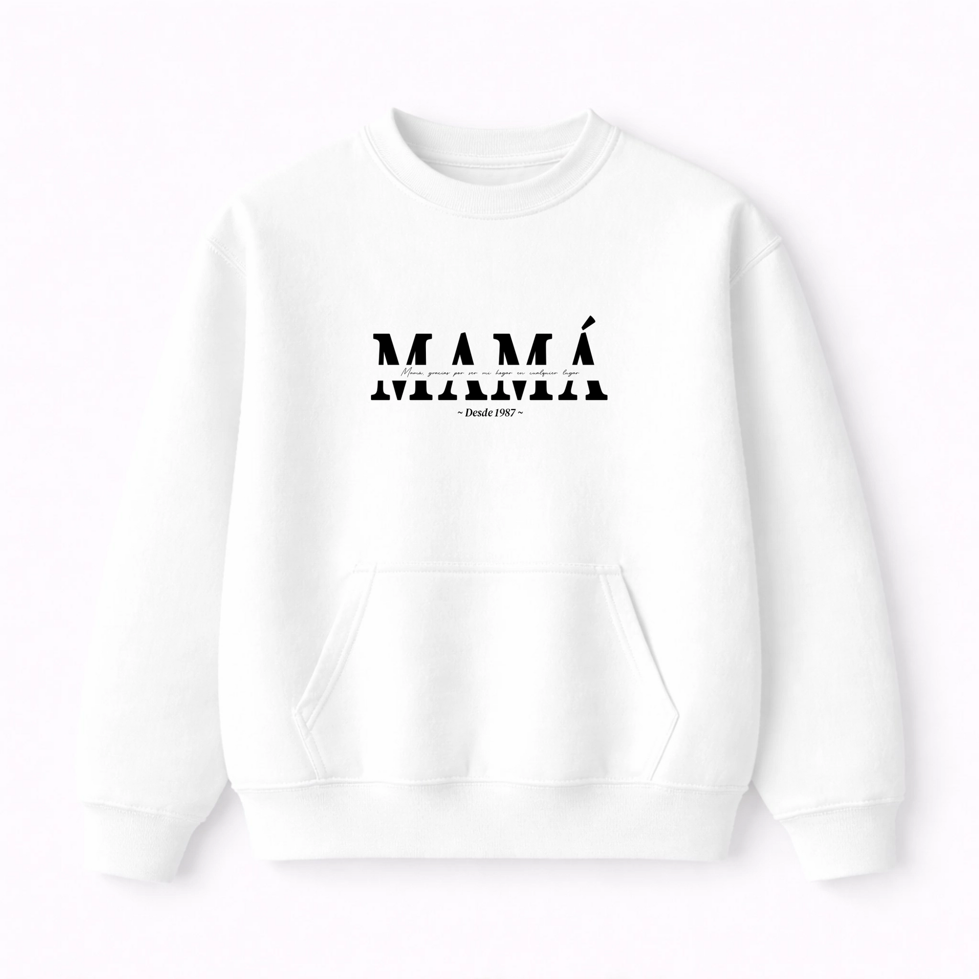 Camiseta o Sudadera Mamá con Dedicatoria