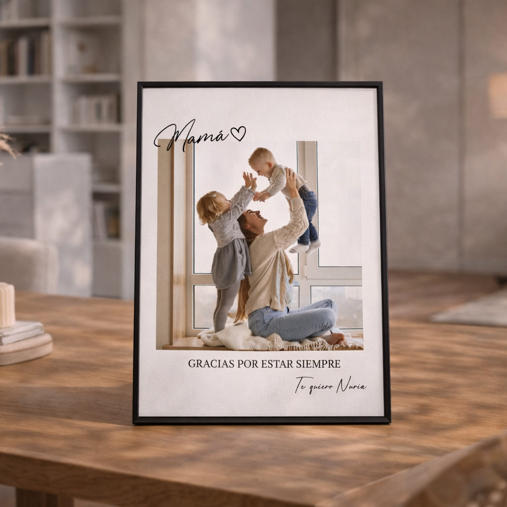 Cuadro Mamá Foto Personalizado