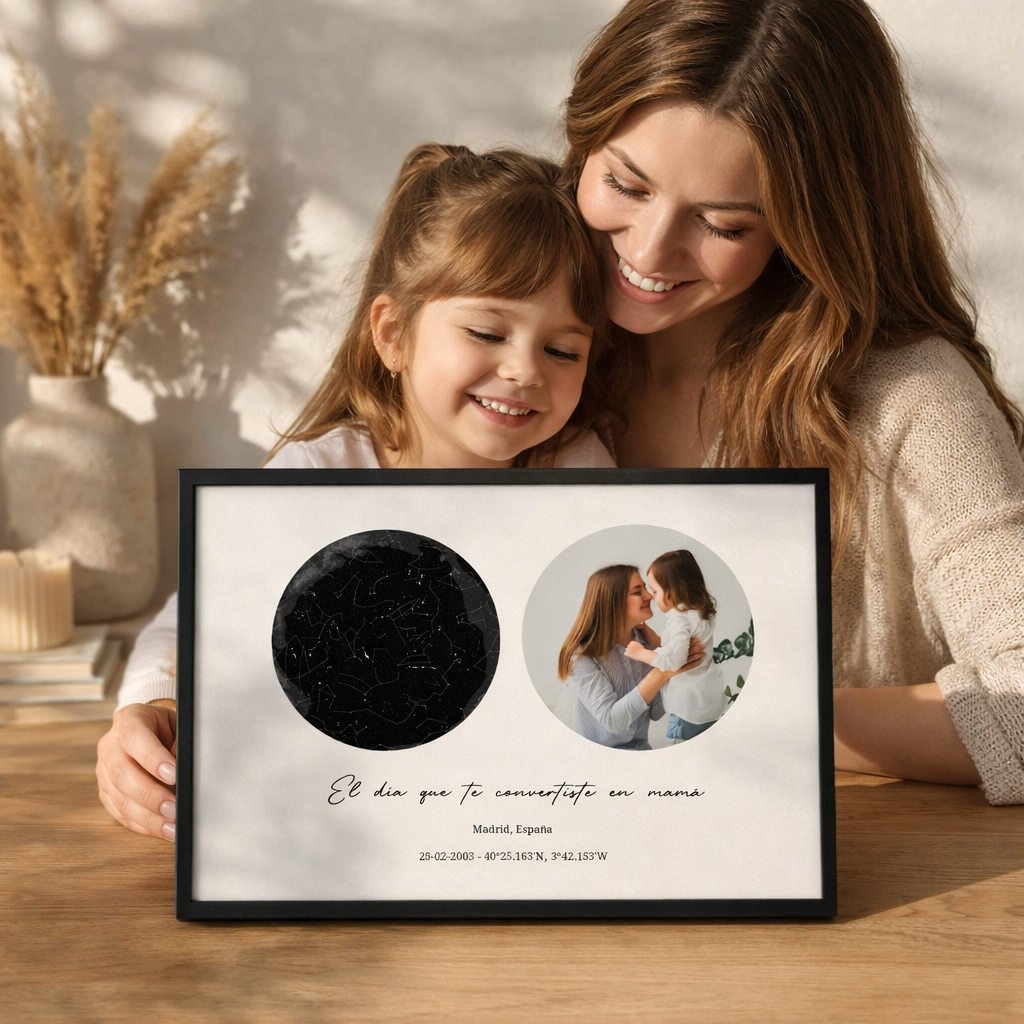 Cuadro el Día que fuiste Mamá Estelar - Personalizado