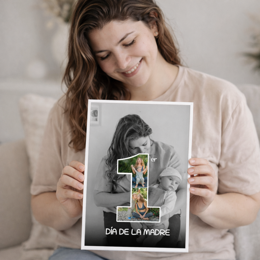Cuadro Mamá Primer Día de la Madre - Personalizado