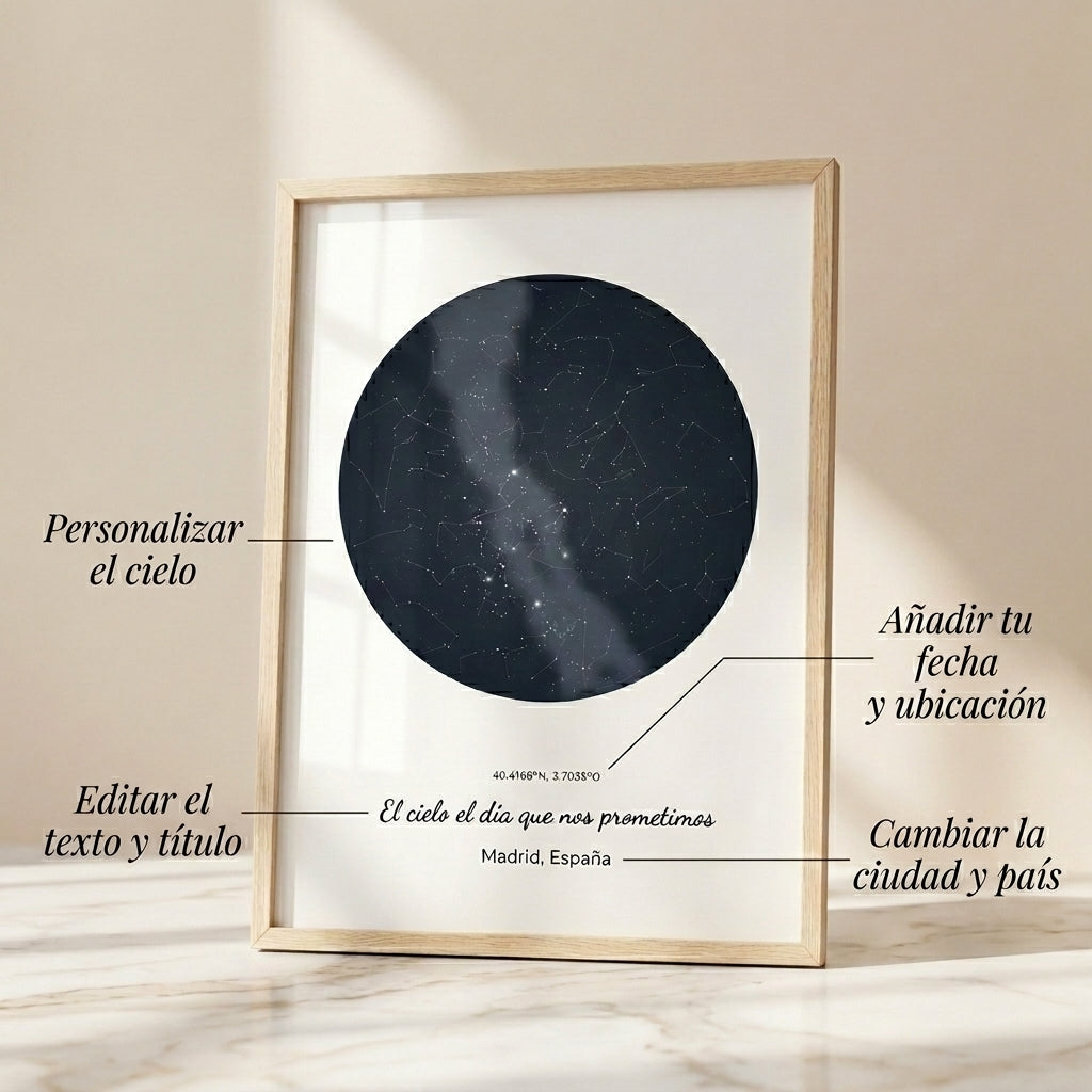 Cuadro Mapa Estelar