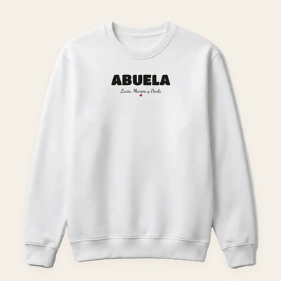 Camiseta o Sudadera Abuela con Nombres