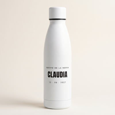 Botella personalizada para despedida de soltera