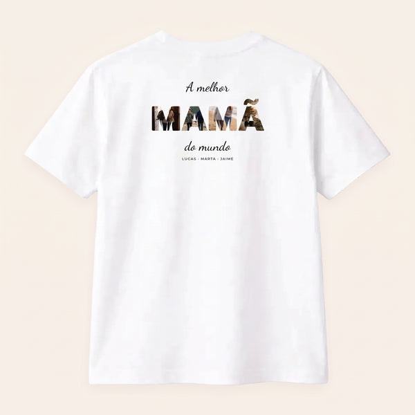 T-shirt ou Sweatshirt Letras com Fotos