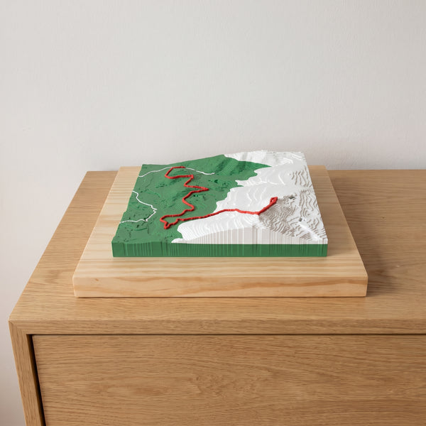 Mapa 3D de tu carrera
