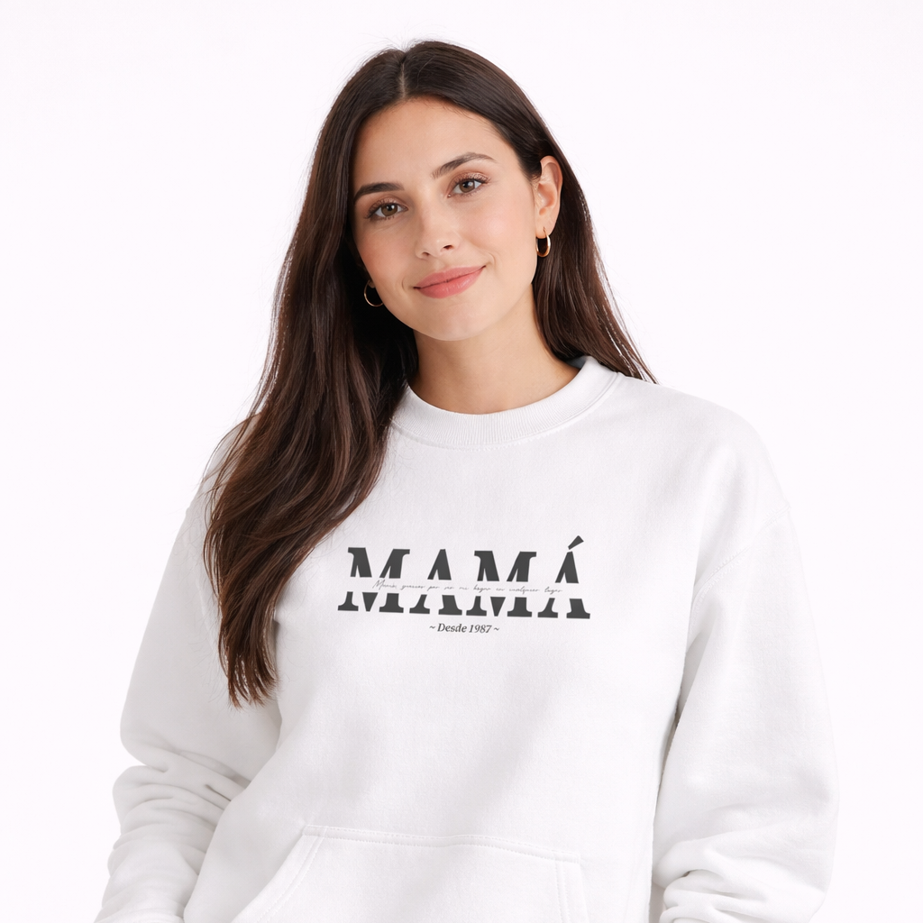 Camiseta o Sudadera Mamá con Dedicatoria