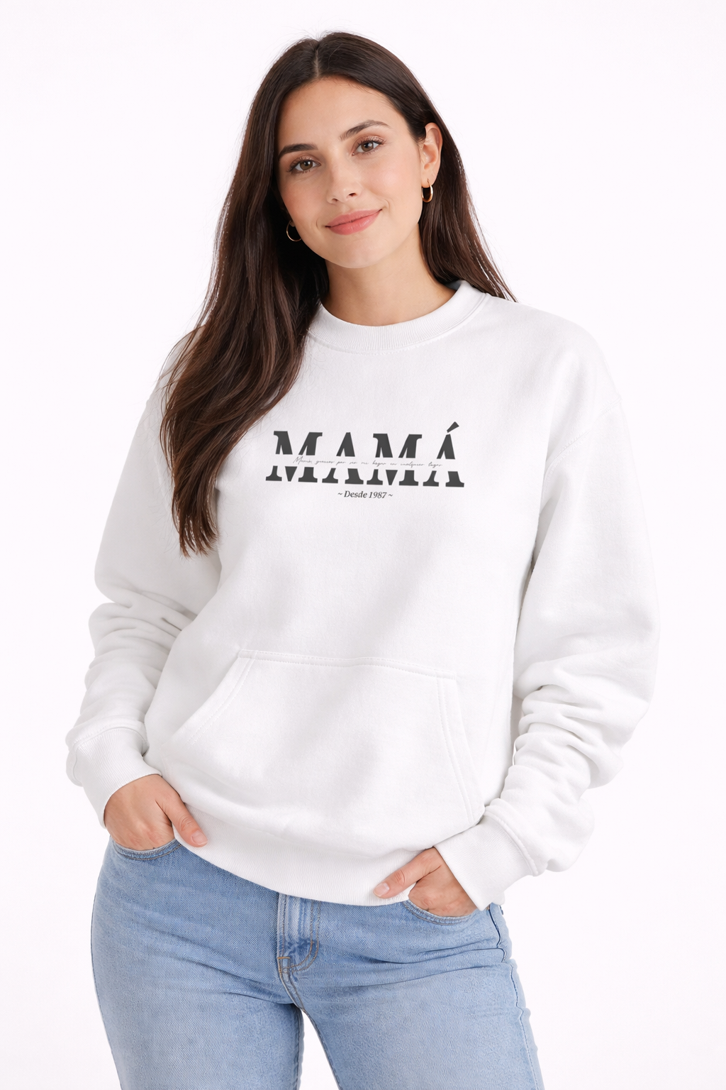 Moletom com capuz para mamãe