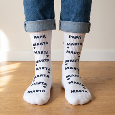 Calcetines personalizados con nombres
