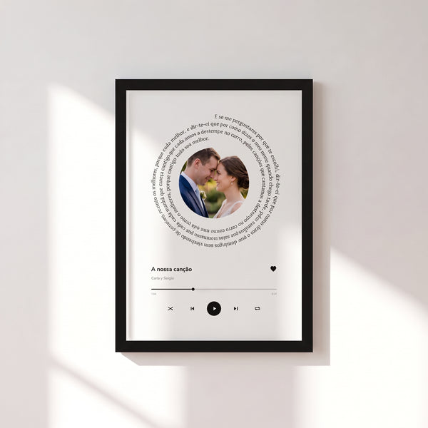 Quadro Canção Casal
