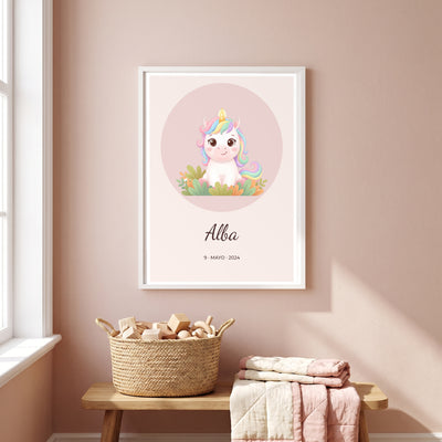 Quadro personalizado infantil animalzinho com nome