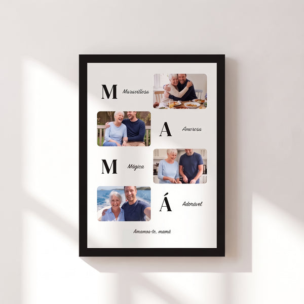 Quadro Mãe Adjetivos Personalizado