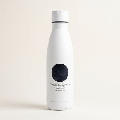 Botella personalizada con vuestro mapa estelar
