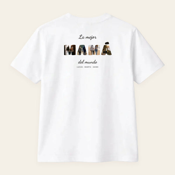 Camiseta o Sudadera Letras con Fotos