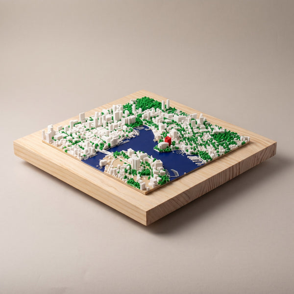 Mapa 3D personalizado de tu ciudad