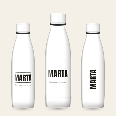 Botella personalizada con tu nombre