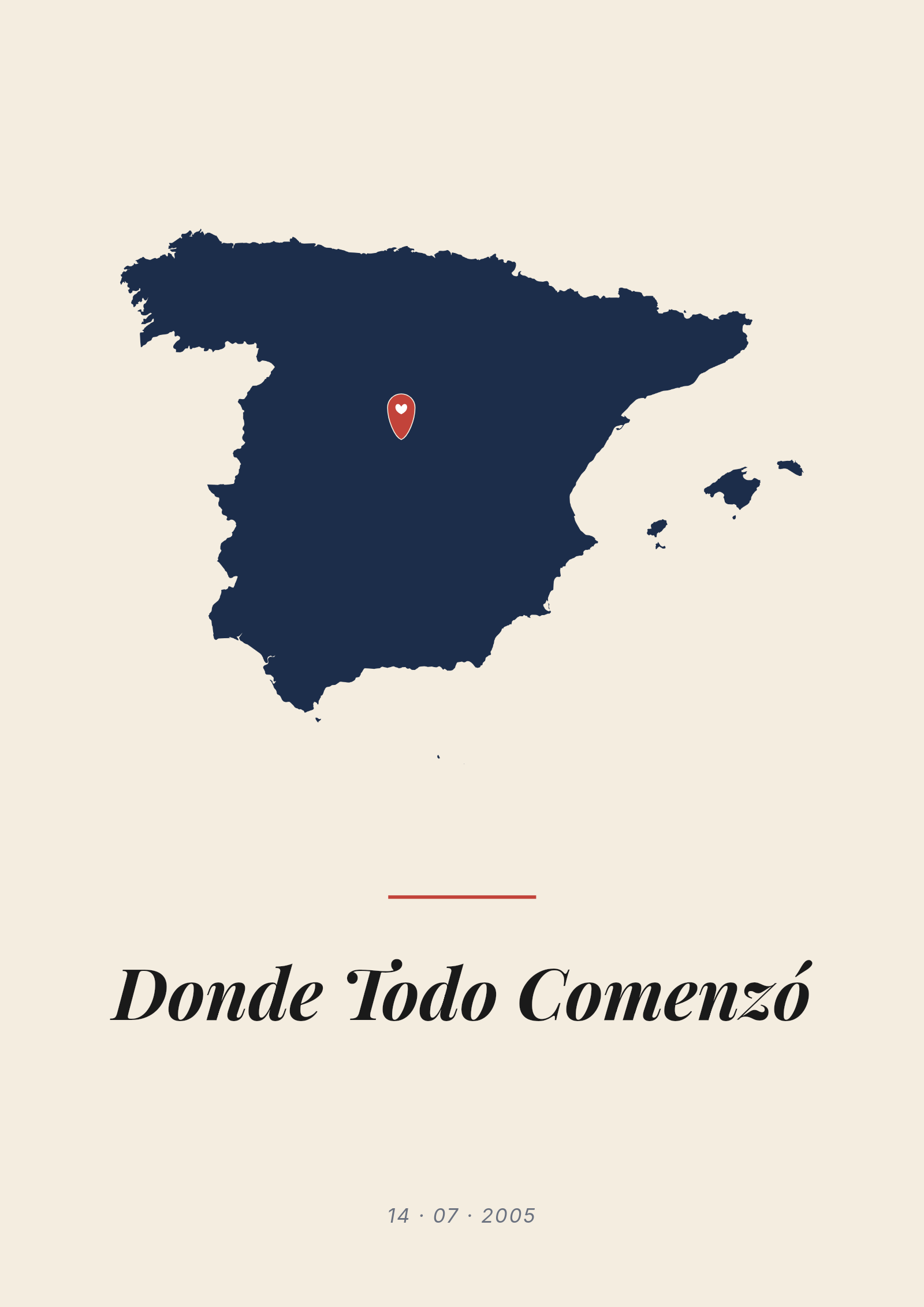 Póster País · vista previa personalizable