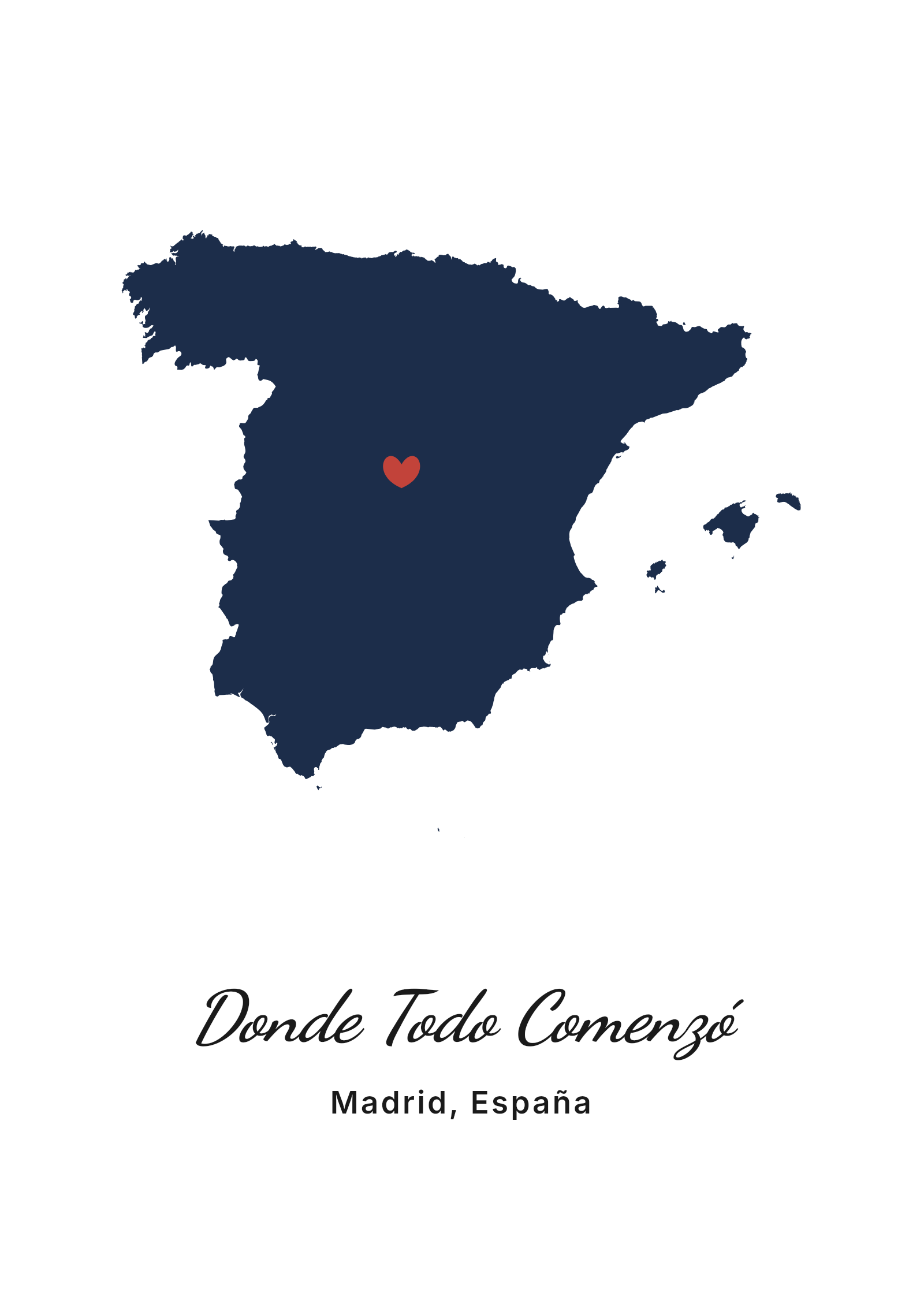 Póster País · vista previa personalizable