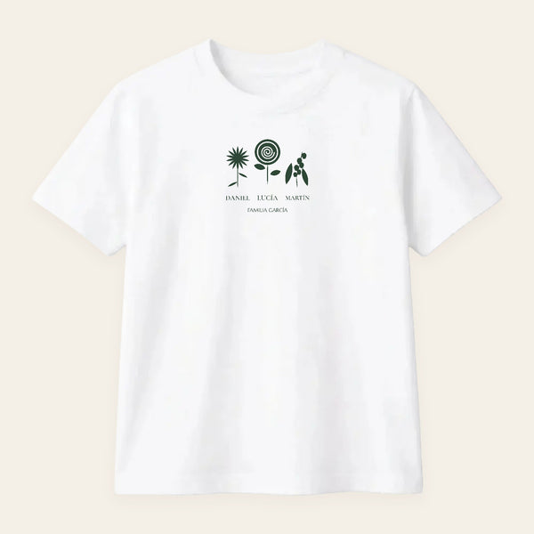 Camiseta o Sudadera con el Ramo de Flores de Nacimiento