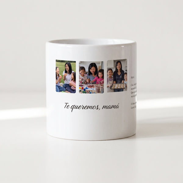 Taza 3 Fotos Mamá