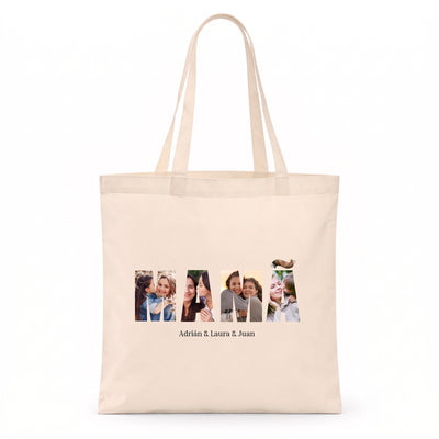 Tote Bag Mãe Letras Personalizada
